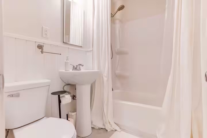 Bathroom at The Lucky Charm South Bend vacation rental